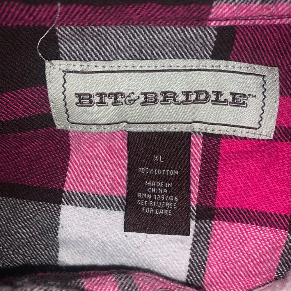 Bit & Bridle flannel - Picture 6 of 6